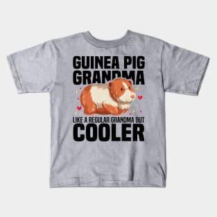 Guinea Pig Grandma like a regular Grandma but cooler Kids T-Shirt